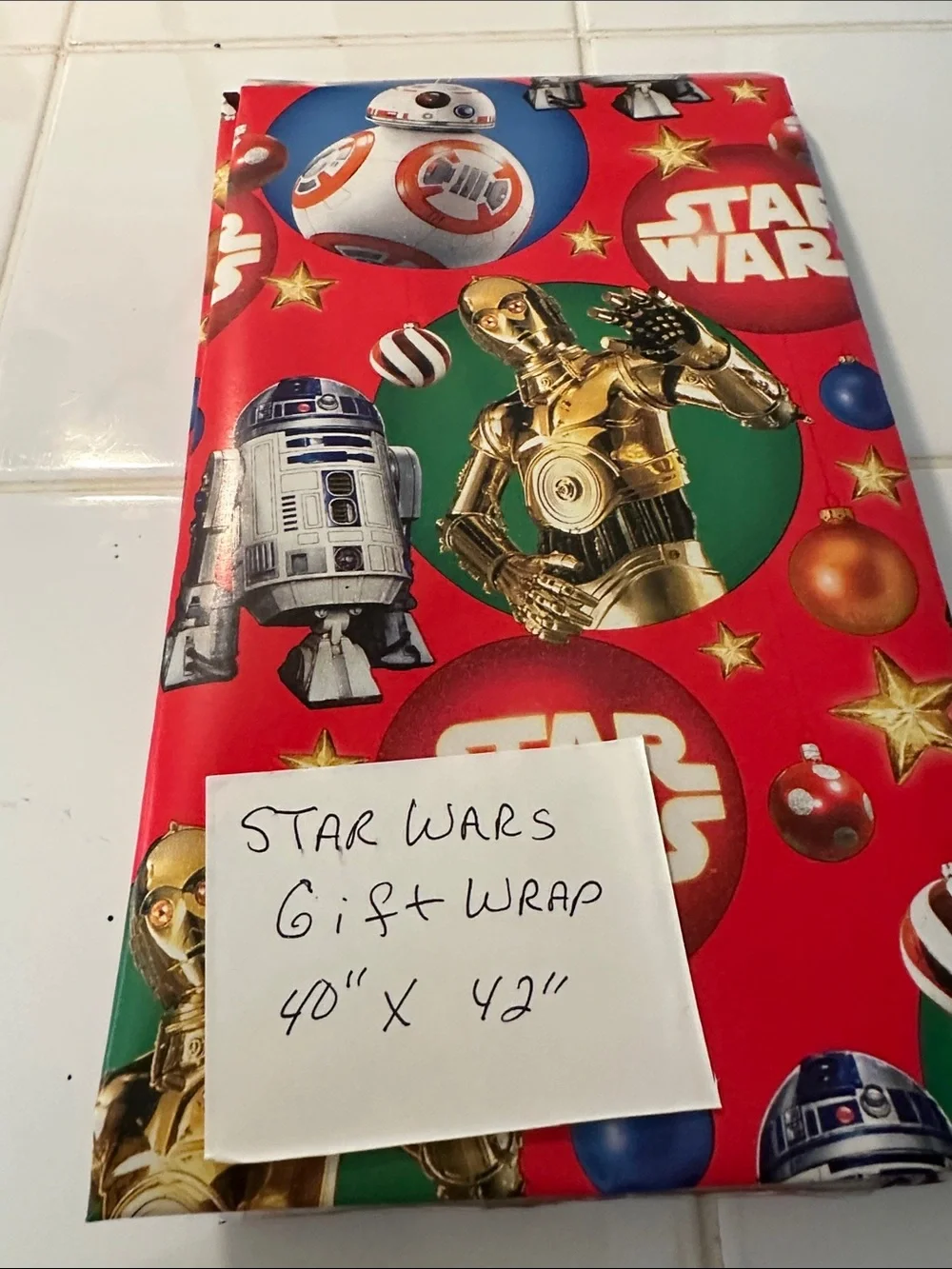 Star Wars Red, Gold & Blue Character Wrap